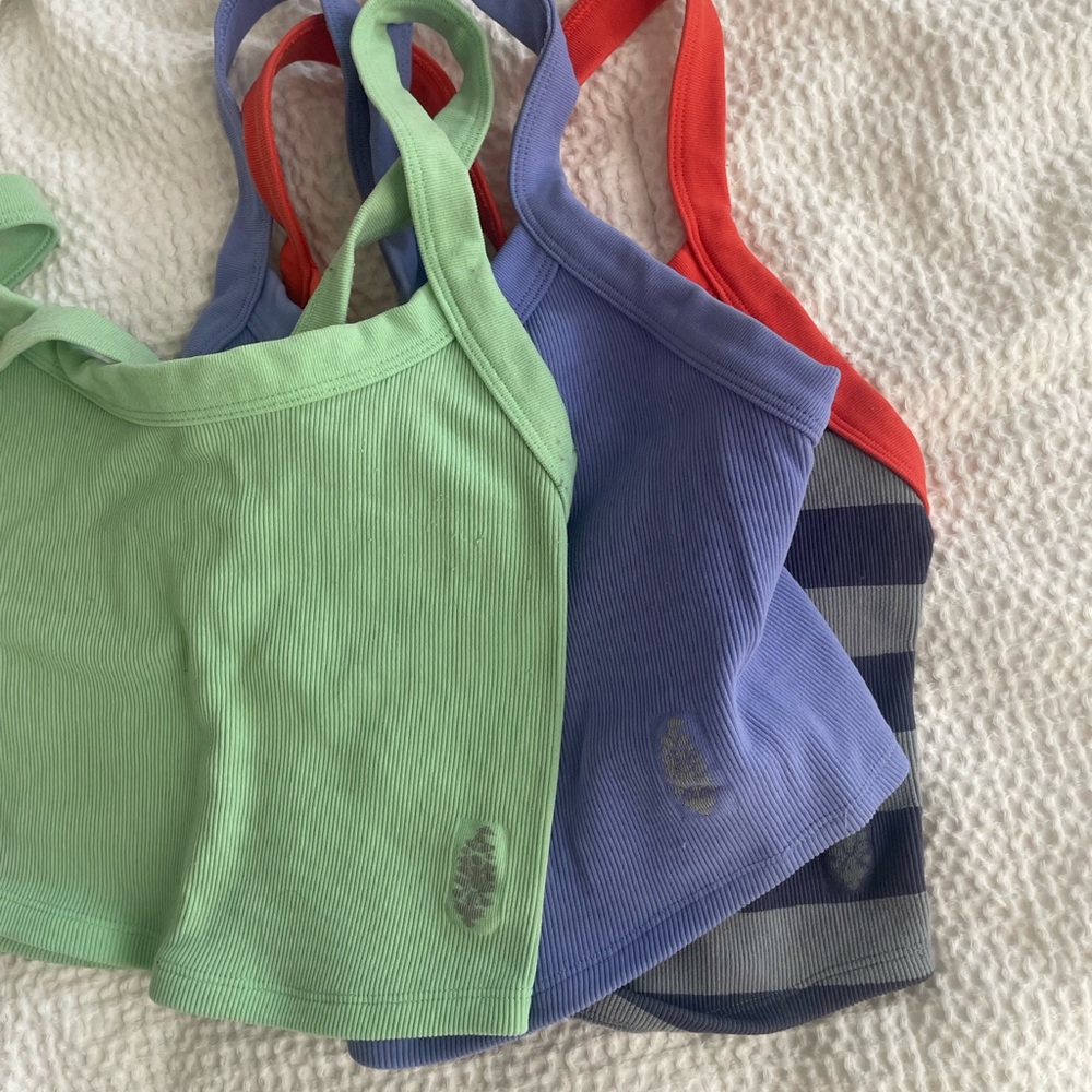 Free People Movement All Clear Solid Cami Set in size XS / Small in green